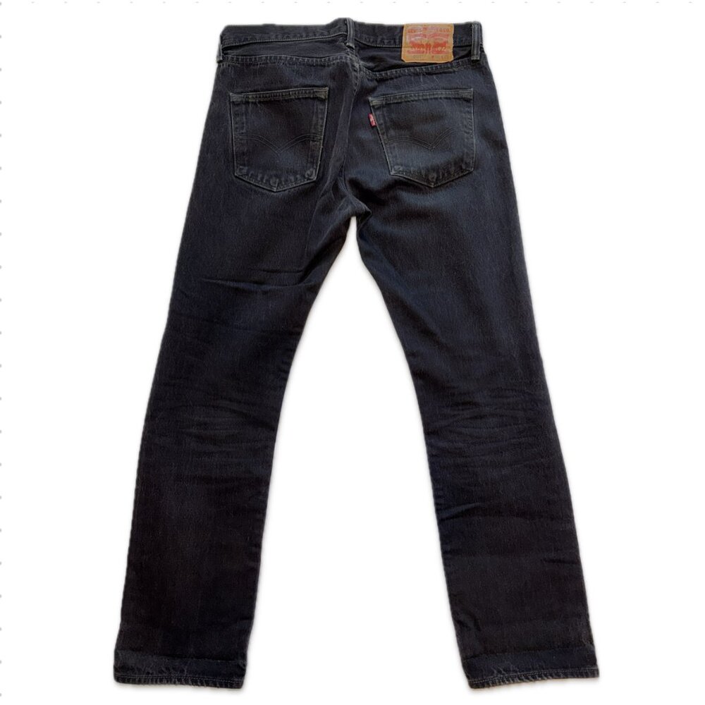 Levi's 501 Jeans, Washed Black, 30x29